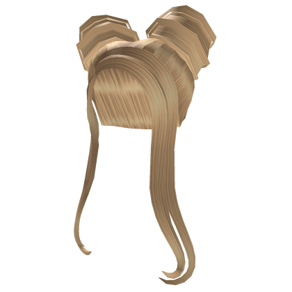 Double Braided Buns & Long Bangs Roblox item