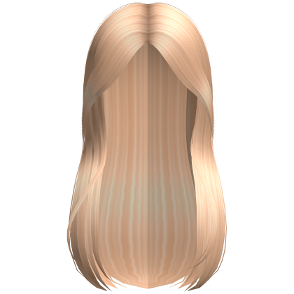 Blonde Straight Hair with Curtain Bangs