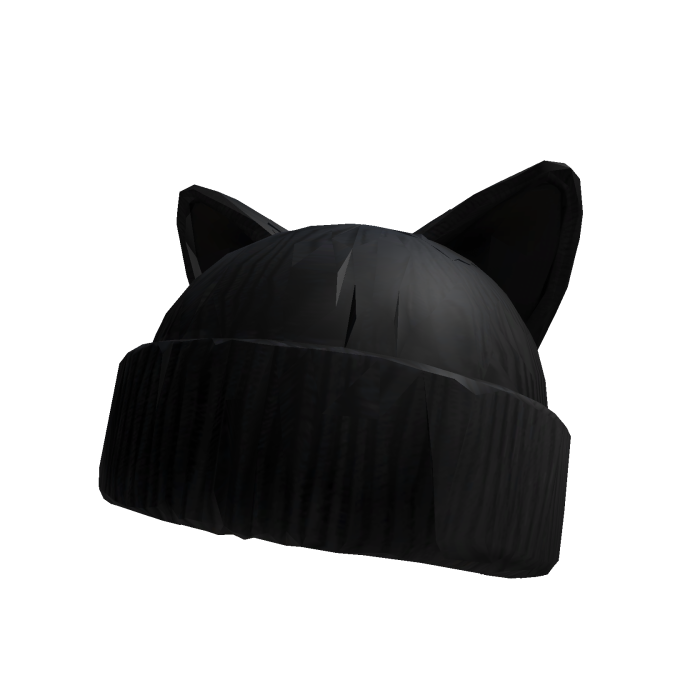 Black Cat Ears Beanie