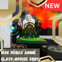 100,000k+ robux glass bridge obby