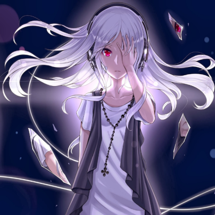~Anime Girl~ White Hair Roblox decal