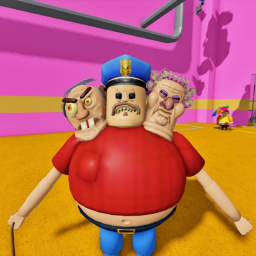 ✂️ TRIPLE BARRY PRISON!🎒 (NEW SCARY OBBY)