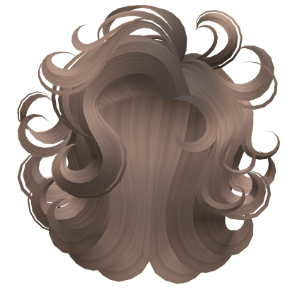 70s windy farm blowout hairstyle in milk tea Roblox item
