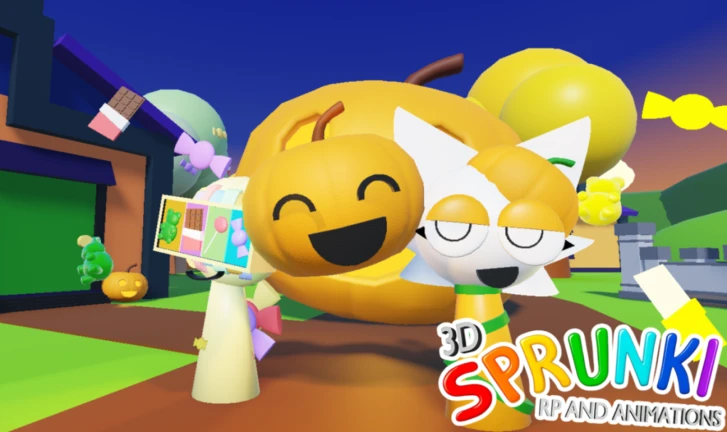 3D Sprunki RP And Animations [🎃 HALLOWEEN 🎃]