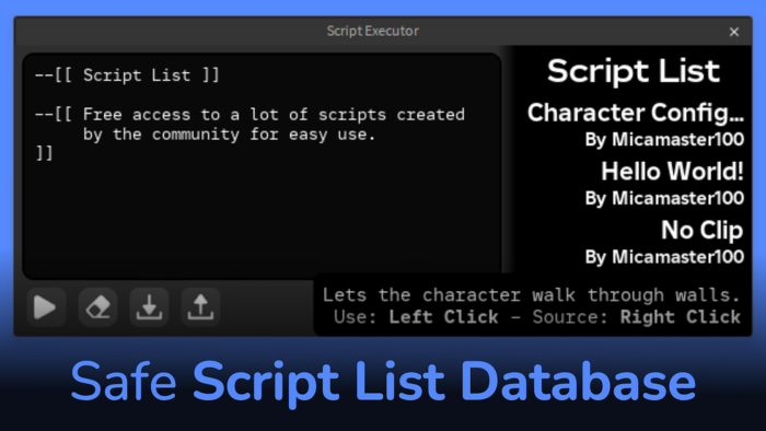 Script Executor preview 5