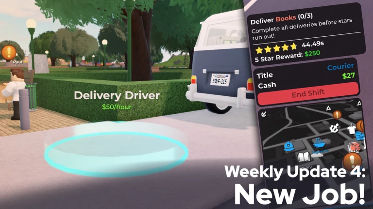New Job: Delivery Driver