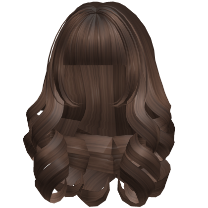 ♡ Long Hime Gyaru Curly Hair In Brown Roblox item