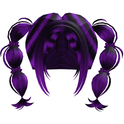 ♡ Violet Bubble Pigtails Hair Roblox item