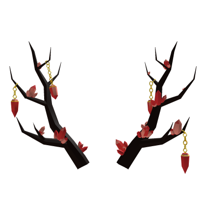 Amethyst Antlers (Red) Roblox item