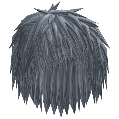 Emo Silver Hair w/ Short Bangs