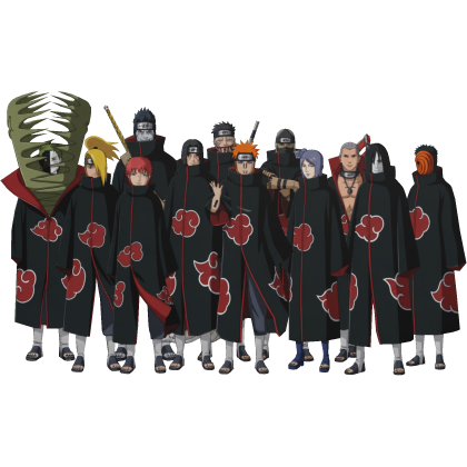 Akatsuki Naruto Anime Cutout Roblox item