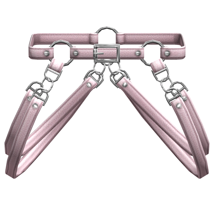 Pink Suspender Hanging Y2K Waist Straps 1.0