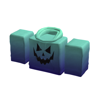 Mint Purple Gradient Halloween Hoodie