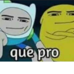 que pro..