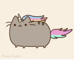 Pusheen, Food, and peeps
