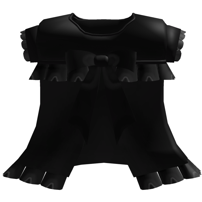 ・ soft doll cute dress bow - black
