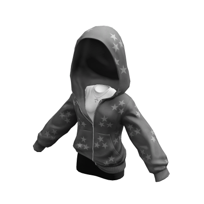 Y2K Outfit Set Gray Hoodie Skirt Cozy Overfit Top thumbnail