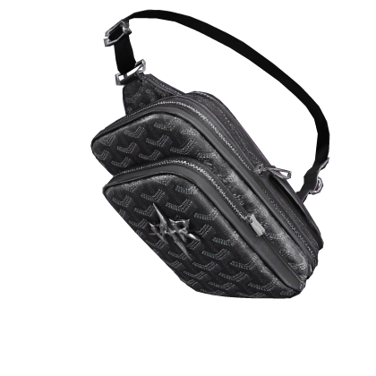 CROSSBODY GREY BAG — BY V4R Roblox item