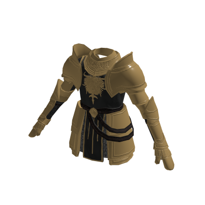♾️ [⏳] Golden knight plate armor (gold shines)