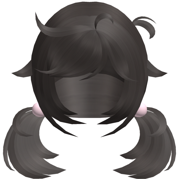 dark ash wispy cute tweencore pigtails
