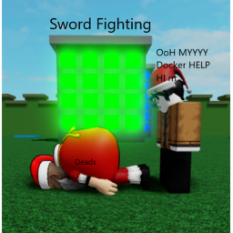 sword fighting  with Baka baddies