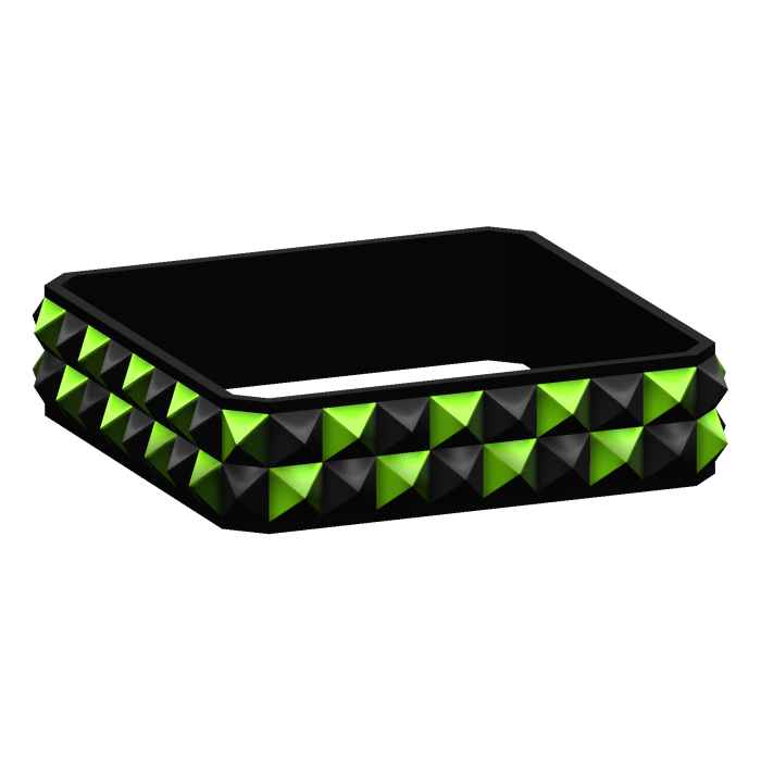 Monster Lime Studded Scene Bracelet [R6 Right]