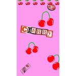 pink cherries!!