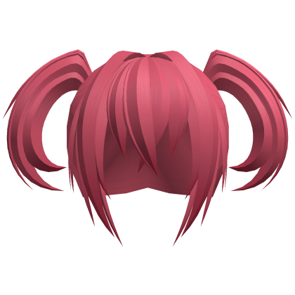 ʚ hot pink messy vampire demon moe pigtails ɞ Roblox item