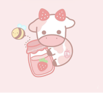 Strawberry Cows~!