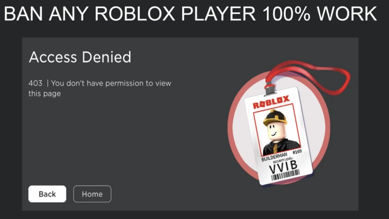 Ban any roblox player