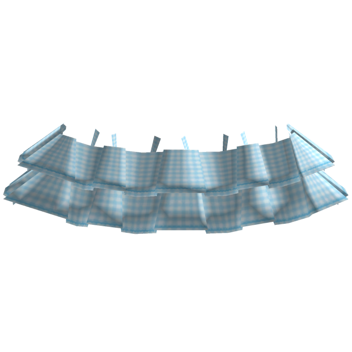 Skirt kawaii blue gingham