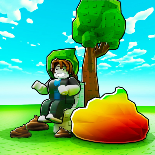 💩 Pooping Simulator official Roblox game thumbnail