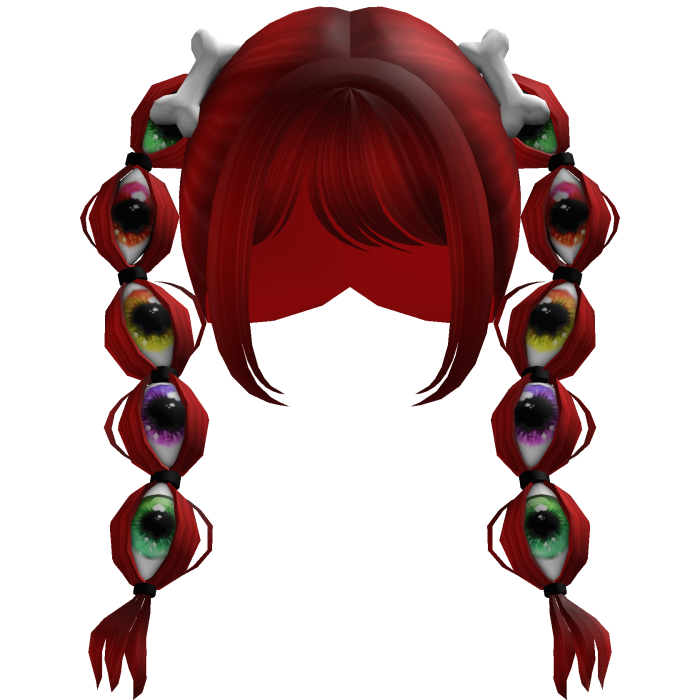 Halloween Spooky Creepy Pigtails (Red) 🎃