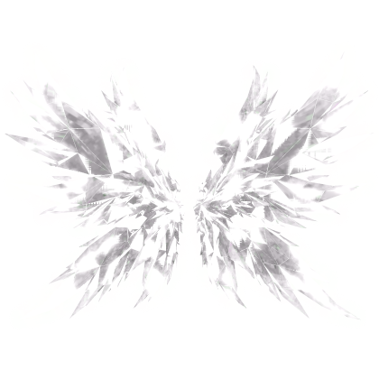 Animated Energy Pulsing Wings - White