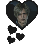 Leon Kennedy Thinking Hearts Resident Evil