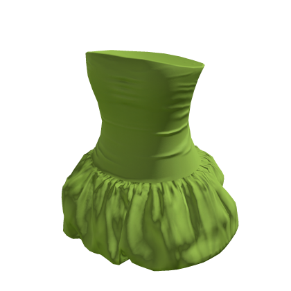 BB Green Tight Balloon Dress