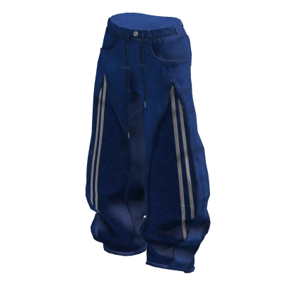 Y2k Fashion Pants Blue thumbnail