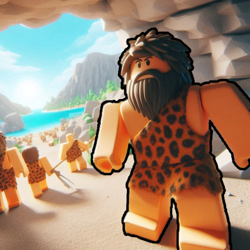 Unga Bunga Caveman Tycoon official Roblox game thumbnail