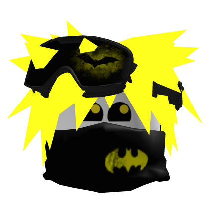 Dashie Batman, yellow hair and black mask vkei boy