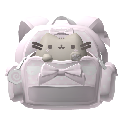 ♡ ┊ baby pink pusheen cat backpack 3.0
