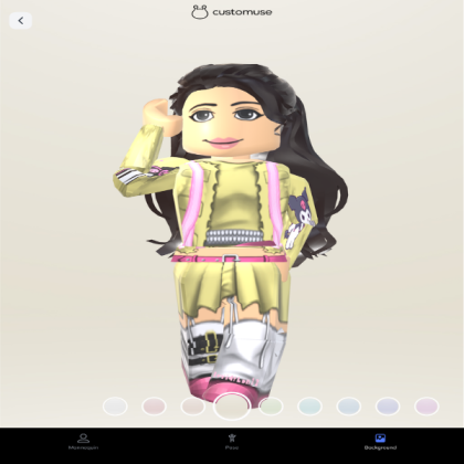 Yellow karomi outfit Roblox decal