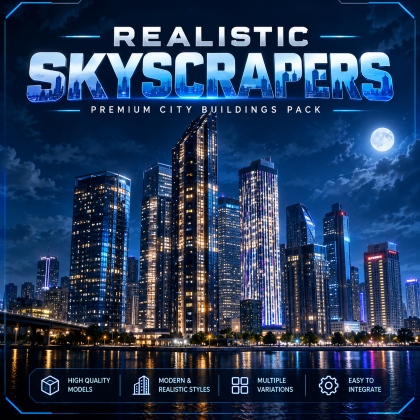 🏙️ Realistic Skyscrapers