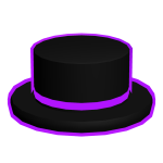 Purple Neon Void Top Hat