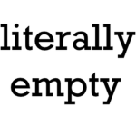 Empty community