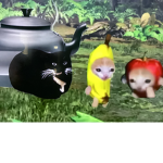Happy happy banana cat