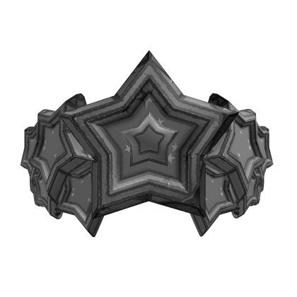 Silver Doodle Star Crown