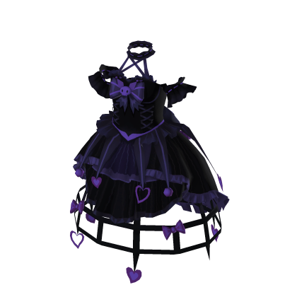 Kuromi Gothic Dress • Purple