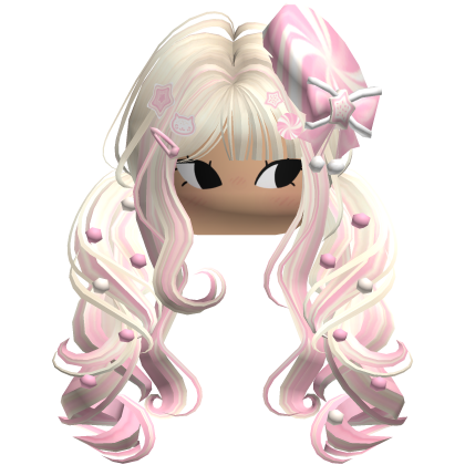♡ Christmas Peppermint Pigtails (Pink Beige)