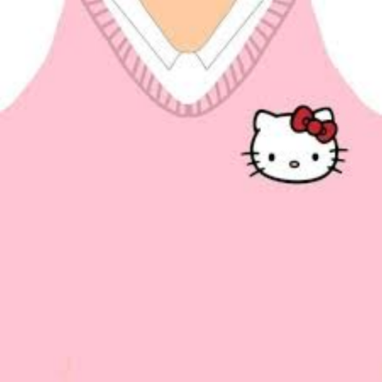 Pink hello kitty Roblox decal