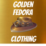 Gold Fedora Clothing